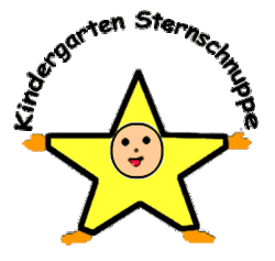 Logo des städtischen kindergartens "Sternschnuppe" Ellmosen.