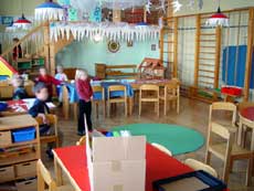 Räumlichkeiten des städtischen Kindergartens Berbling.