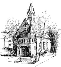 Abbildung der evangelischen Christuskirche