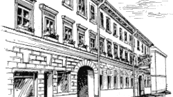 Zeichnung des Hotel Schuhbräu