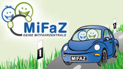 Logo der MiFaZ Mitfahrzentrale